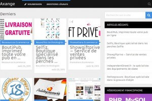 Axange.fr est un annuaire spécialisé e-commerce