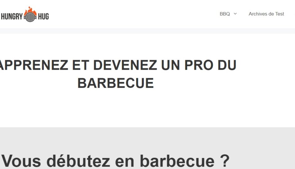 The Hungry Hug : guide sur le barbecue