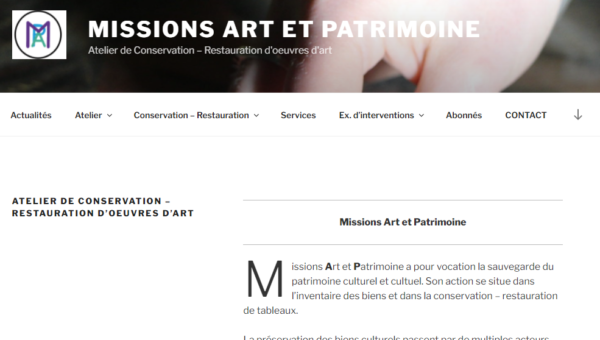 Atelier de conservation et de restauration d’œuvres d’art