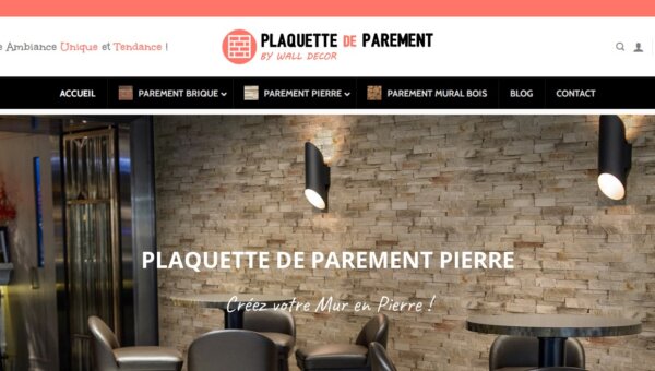 Plaquette-de-parement.fr : boutique en ligne de revêtements muraux