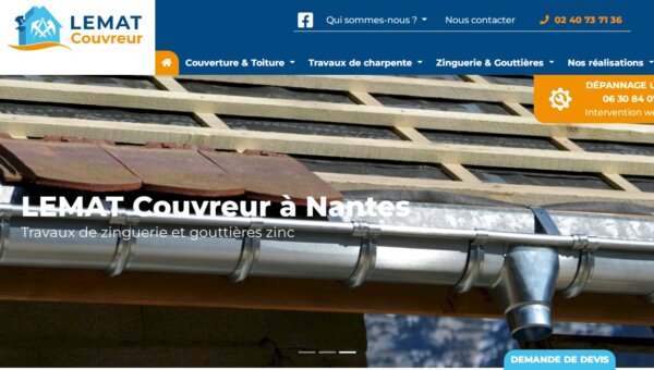 Votre couvreur à Nantes