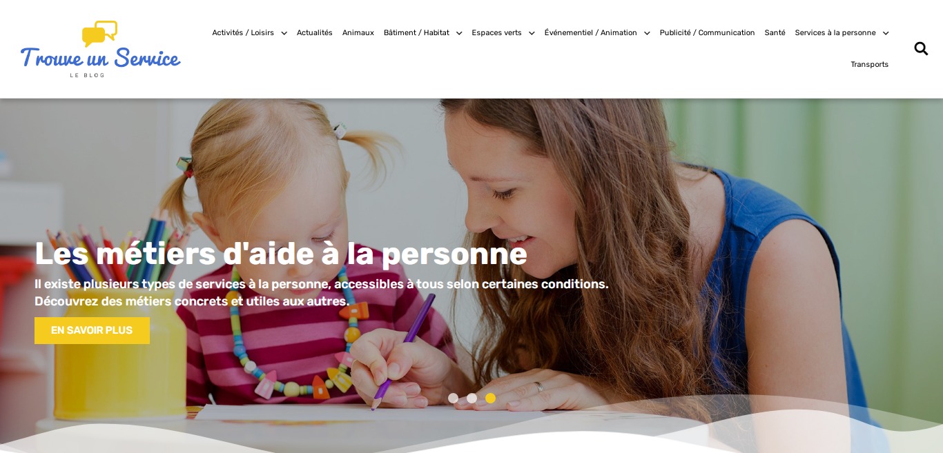 Guide pour trouver facilement un service