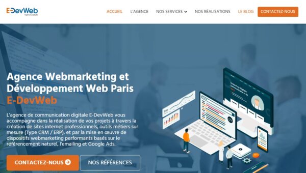 E-DevWeb, agence webmarketing à Paris