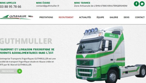 Transports Frigorifiques GUTHMULLER, transport et livraison frigorifiques en Alsace