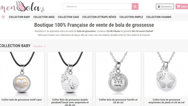 Monbola.fr : boutique en ligne de bola de grossesse
